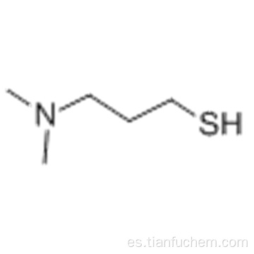 3- (Dimethylamino) -1-propanethiol Sinónimos: 3- (Dimethylamino) -1-propanethiol; 1-Propanethiol, 3- (diMethylaMino) - 3- (dimethylamino) propane-1-thiol CAS 42302-17-0